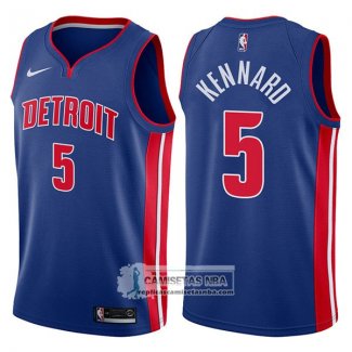 Camiseta Pistons Luke Kennard Icon 2017-18 Azul