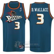 Camiseta Pistons B Wallace Azul