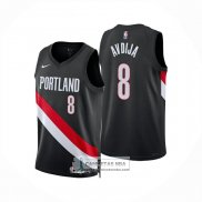 Camiseta Portland Trail Blazers Deni Avdija NO 8 Icon 2025-26 Negro