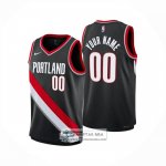 Camiseta Portland Trail Blazers Personalizada Icon 2024-25 Negro