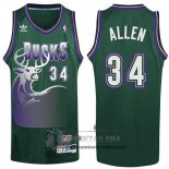 Camiseta Retro Bucks Allen Verde