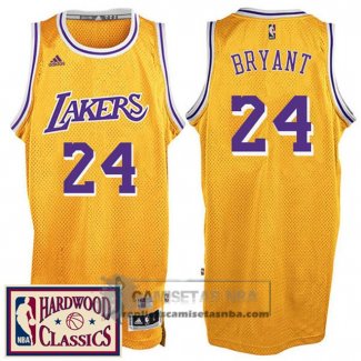 Camiseta Retro Lakers Bryant Amarillo