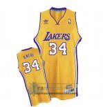 Camiseta Retro Lakers O'Neal Amarillo