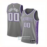 Camiseta Sacramento Kings Personalizada Ciudad 2022-23 Gris