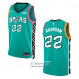 Camiseta San Antonio Spurs Malaki Branham NO 22 Ciudad 2022-23 Verde