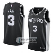 Camiseta Spurs Brandon Paul Icon 2018 Negro