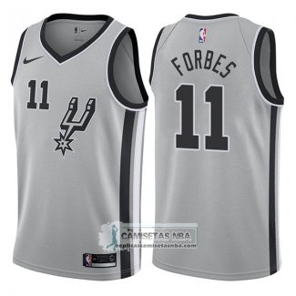 Camiseta Spurs Bryn Forbes Statement 2017-18 Gris