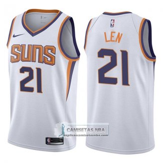 Camiseta Suns Alex Len Association 2017-18 Blanco