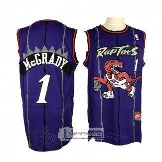 Camiseta Toronto Raptors Tracy McGrady Retro Violeta