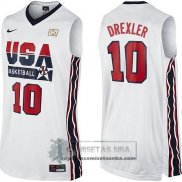 Camiseta USA 1992 Drexler Blanco