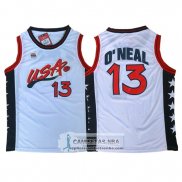 Camiseta USA 1996 O'Neal Blanco