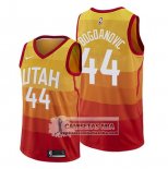 Camiseta Utah Jazz Bojan Bogdanovic Ciudad Naranja