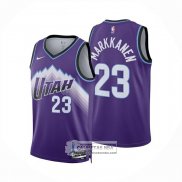 Camiseta Utah Jazz Lauri Markkanen NO 23 Icon 2025-26 Violeta