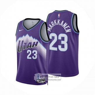 Camiseta Utah Jazz Lauri Markkanen NO 23 Icon 2025-26 Violeta