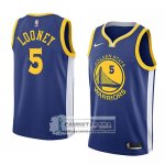 Camiseta Warriors Kevon Looney Icon 2018 Azul