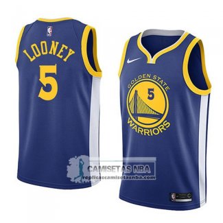 Camiseta Warriors Kevon Looney Icon 2018 Azul