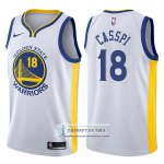 Camiseta Warriors Omri Casspi Association 2017-18 Blanco