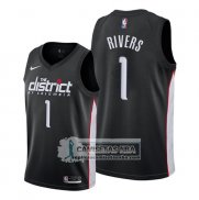 Camiseta Washington Wizards Austin Rivers Ciudad Edition Negro