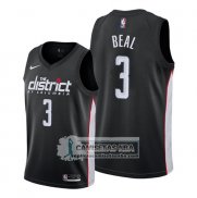 Camiseta Washington Wizards Bradley Beal Ciudad Edition Negro