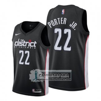 Camiseta Washington Wizards Otto Porter Jr. Ciudad Edition Negro