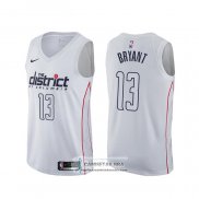 Camiseta Washington Wizards Thomas Bryant Ciudad Blanco