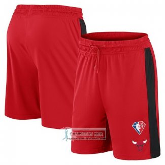 Pantalone Chicago Bulls 75th Anniversary Rojo