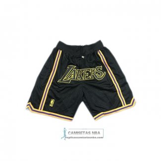 Pantalone Los Angeles Lakers Negro