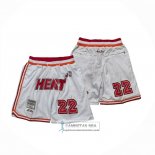 Pantalone Miami Heat Ciudad Just Don 2019-20 Blanco