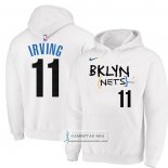 Sudaderas con Capucha Brooklyn Nets Kyrie Irving Ciudad 2022-23 Blanco