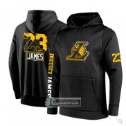 Sudaderas con Capucha Los Angeles Lakers LeBron James Negro