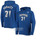 Sudaderas con Capucha Minnesota Timberwolves Kevin Garnett Azul