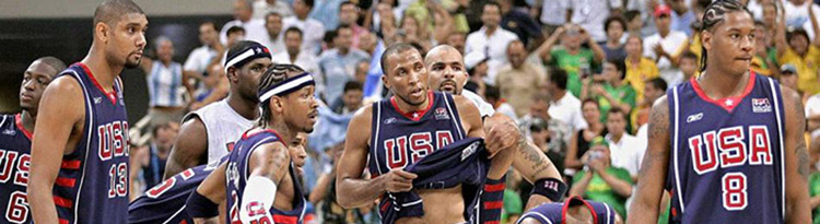 Camisetas NBA USA 2004 replicas tienda online